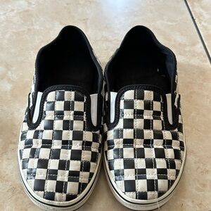 Vans Checkered Slip-On slippers- Black/White
